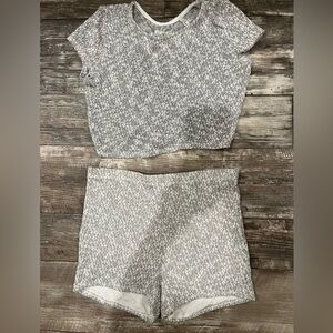 Gray Women's Crop Top
